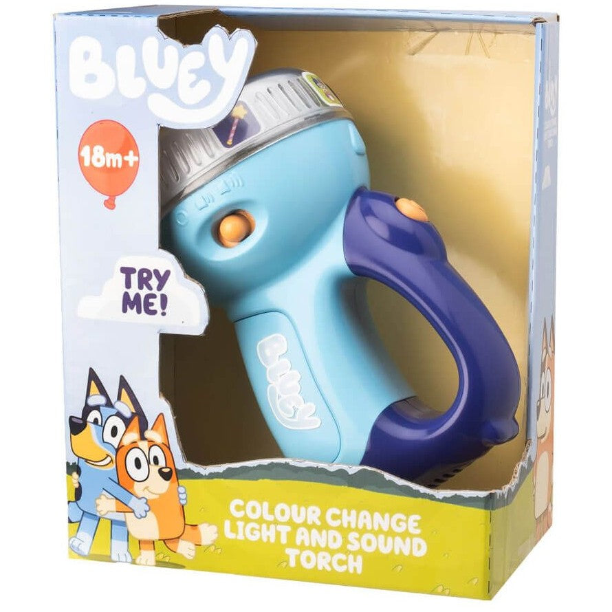 Bluey - Colour Change Light & Sound Torch