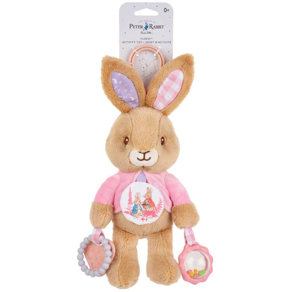 Peter Rabbit - Flopsy Bunny Activity Toy Plush