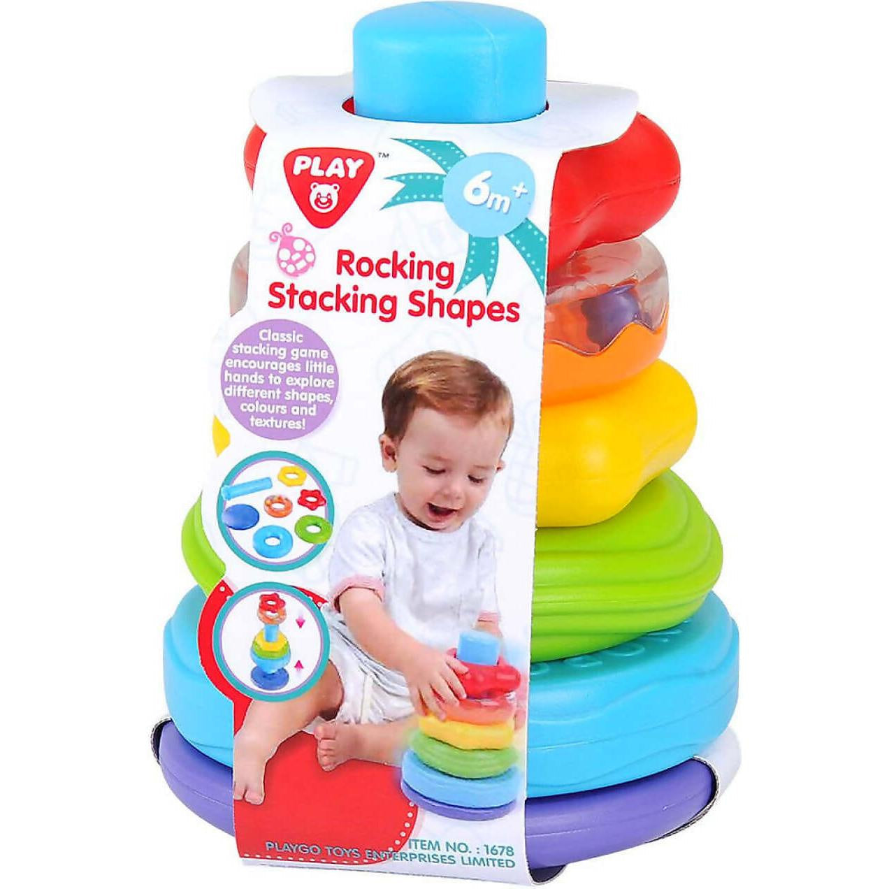 Playgo Toys Ent. Ltd. - Rocking Stacking Shapes