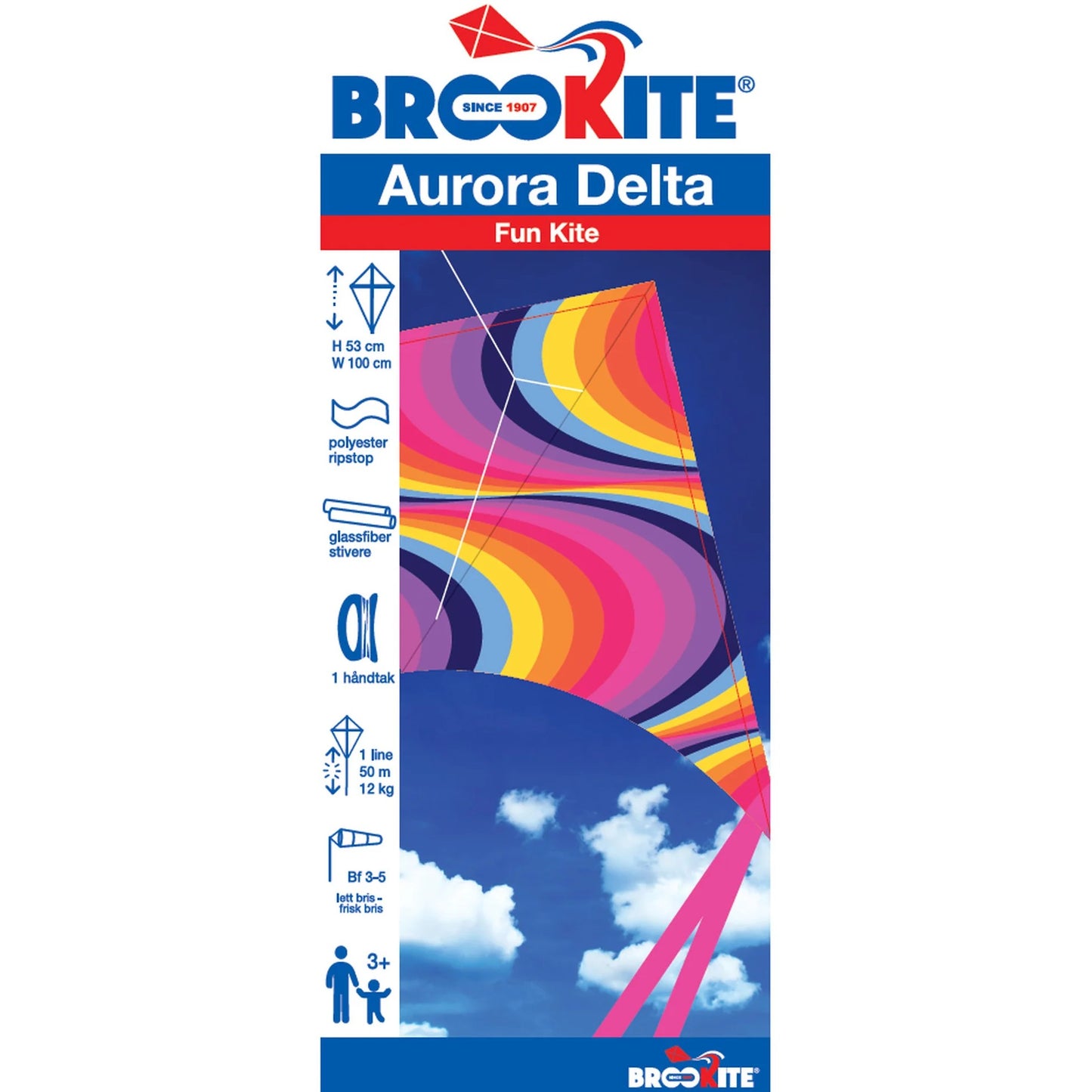 Brookite - Aurora Delta Fun Kite