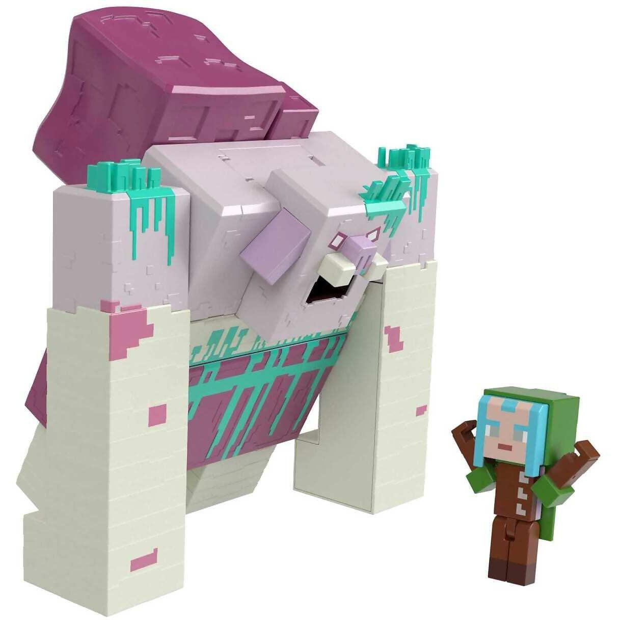 Minecraft - Legends Devourer & Ranger Action Figures & 2 Accessories Set - Mattel
