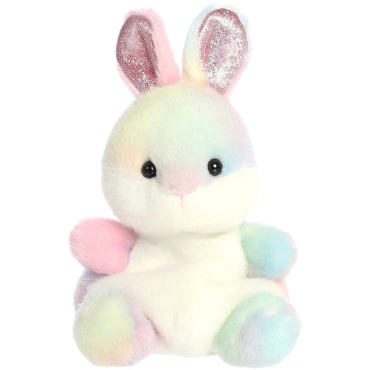 Cotton Candy - Palm Pals Rainbow Opal  Bunny 13cm Plush
