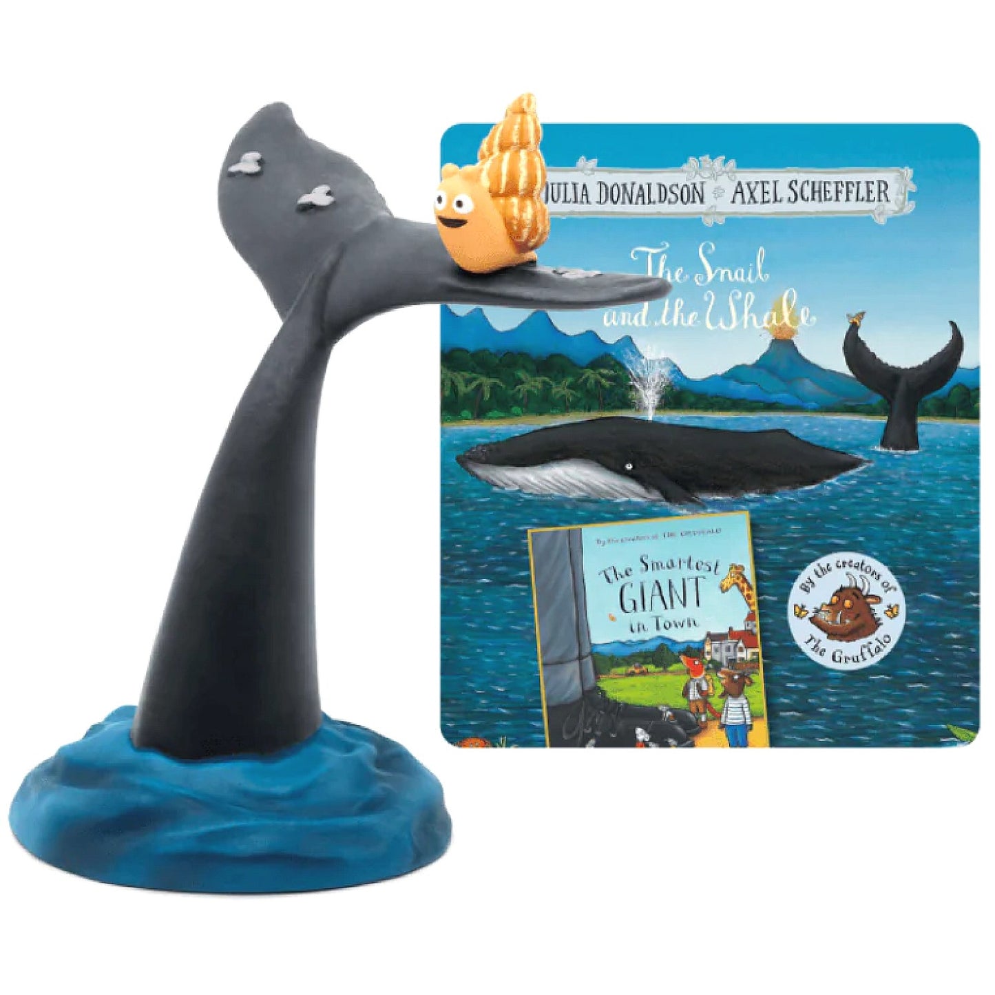 Tonies - Julia Donaldson: The Snail and the Whale & The Smartest Giant in Town Tonie Audio Character (Toniebox not Included)