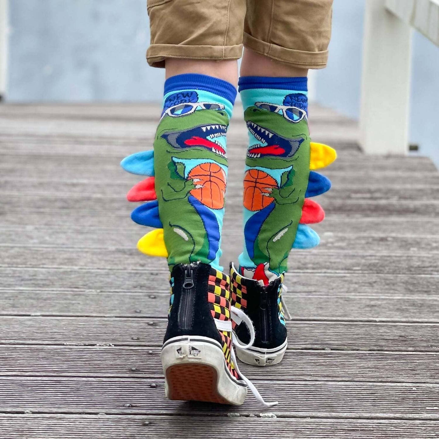Madmia - Dinosaur Socks Kids & Adults Age 6y+