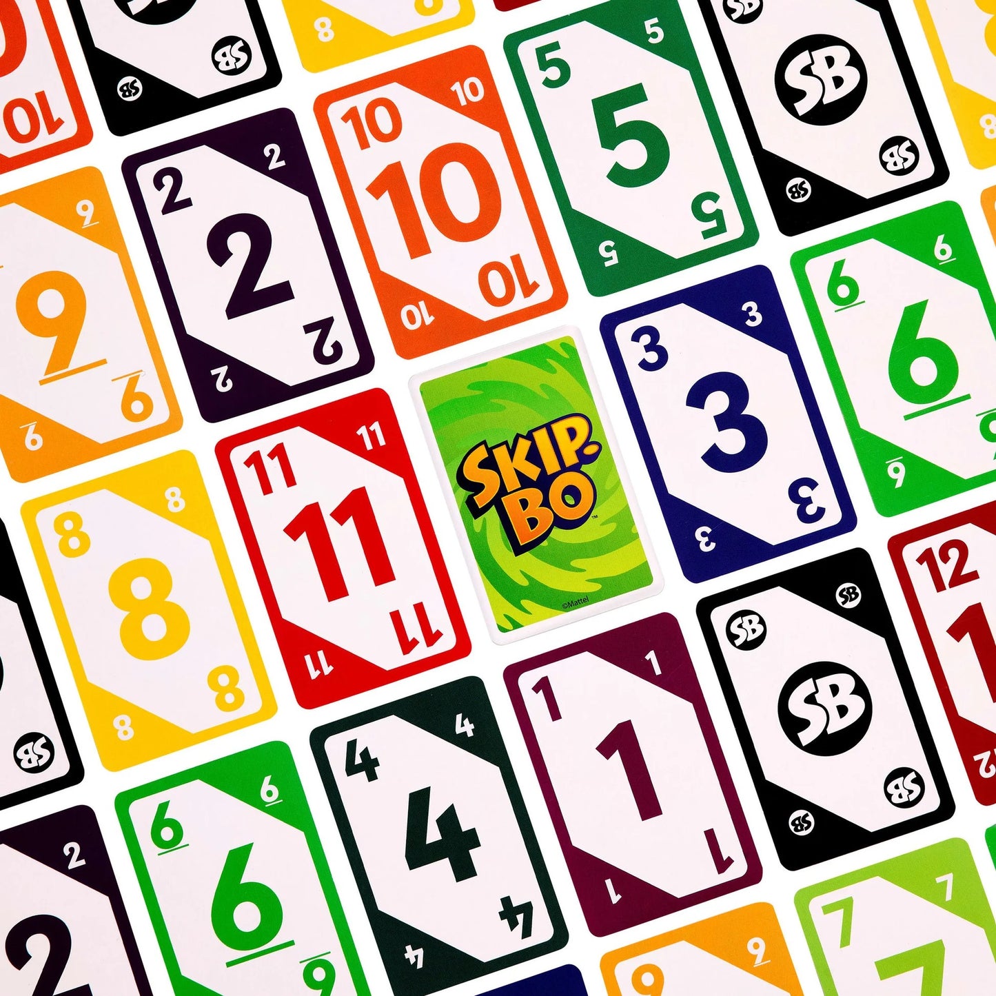 Mattel -  Games - Skip-Bo Card Game