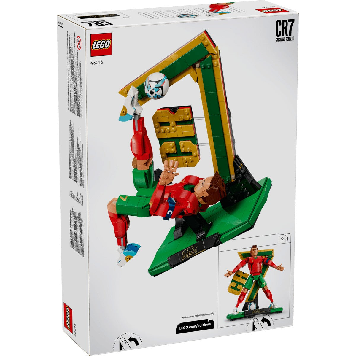 LEGO 43016 Cristiano Ronaldo Football Legend - Editions