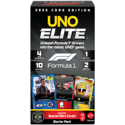 UNO - Elite Formula 1 2025 Core Edition Starter Pack - Mattel Games