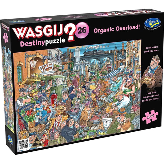 WASGIJ? - Destiny 26 Organic Overload! Holdson Jigsaw Puzzle 1000 Pieces