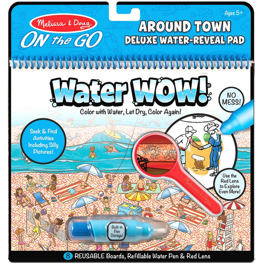 Melissa & Doug - On The Go Water Wow! Around Town Deluxe Water Reveal Pad