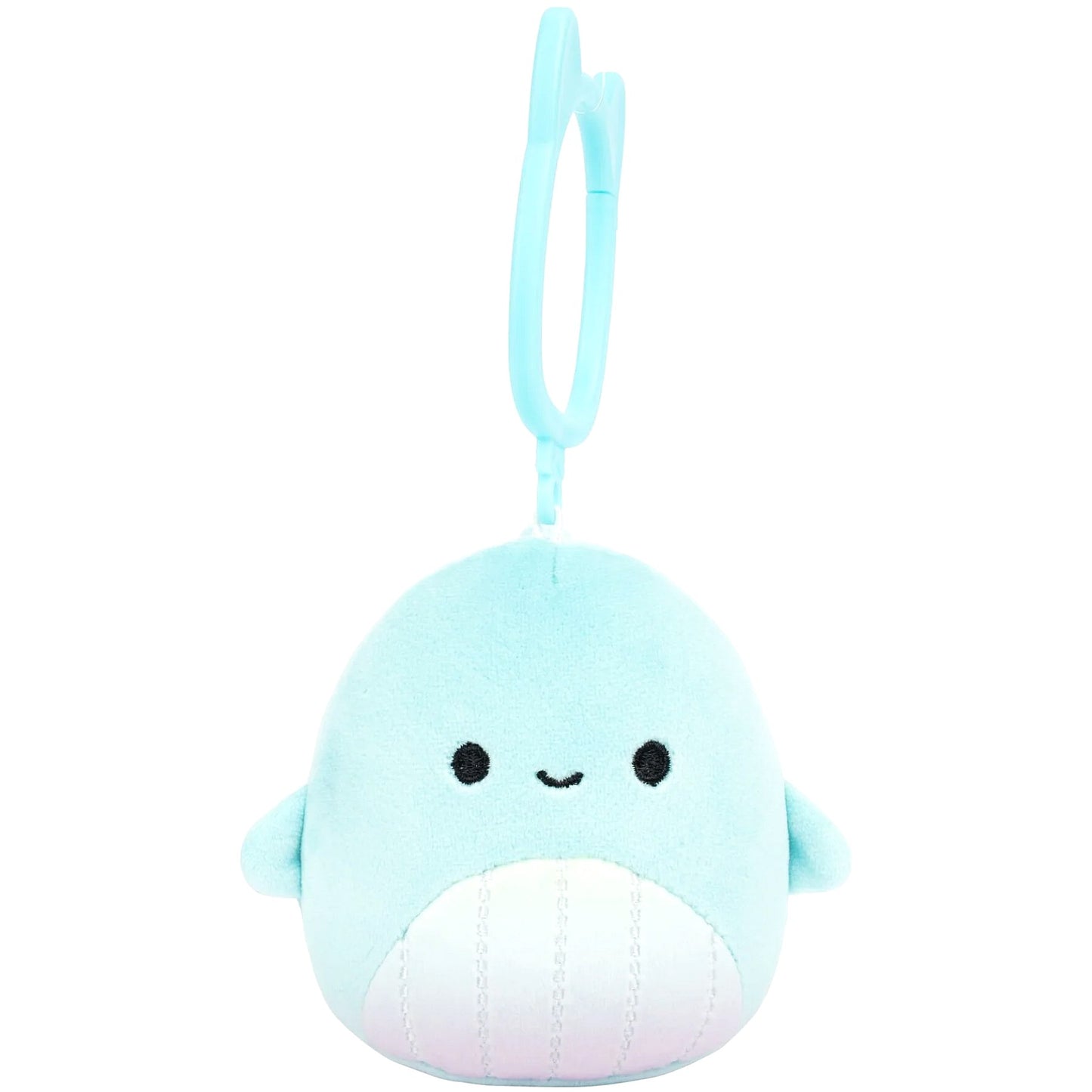 Squishmallows - Shah Teal Whale 3.5 Inch Clip On Plush