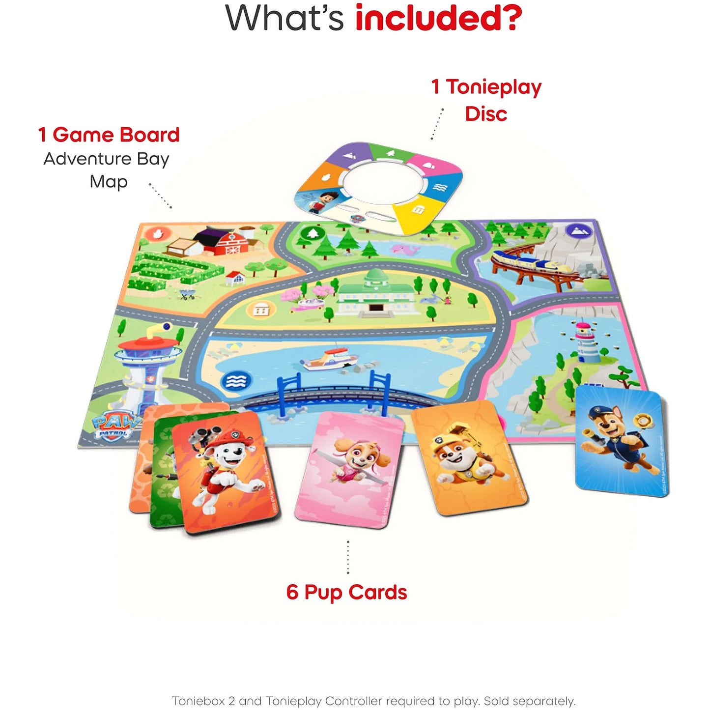 Tonies - Tonieplay PAW Patrol: Adventure Bay Rescue Heroes (Toniebox not Included)