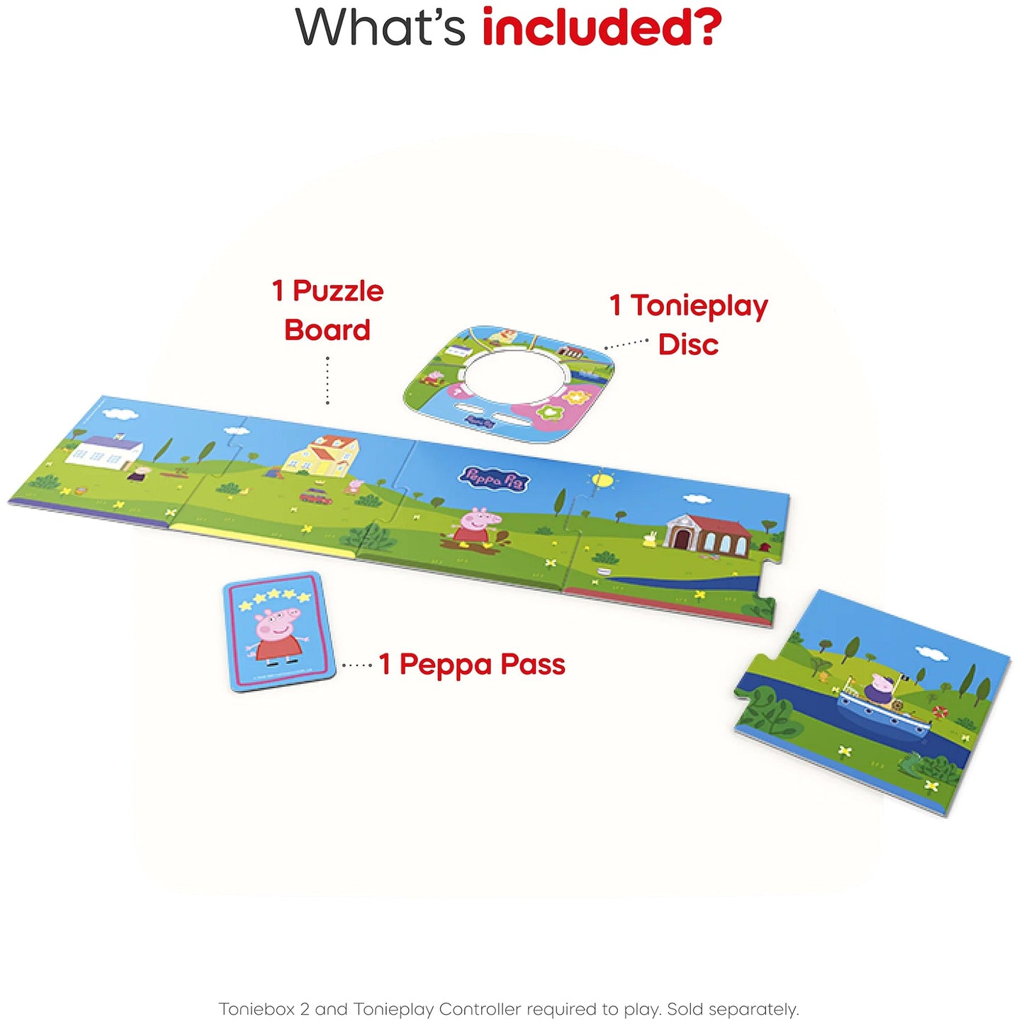 Tonies - Tonieplay Peppa Pig: Playdate with Peppa (Toniebox not Included)