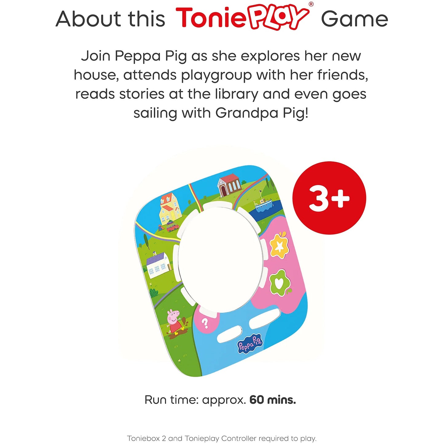Tonies - Tonieplay Peppa Pig: Playdate with Peppa (Toniebox not Included)