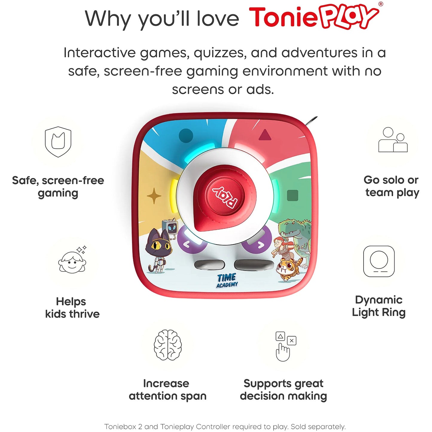 Tonies - Tonieplay Time Academy (Toniebox not Included)