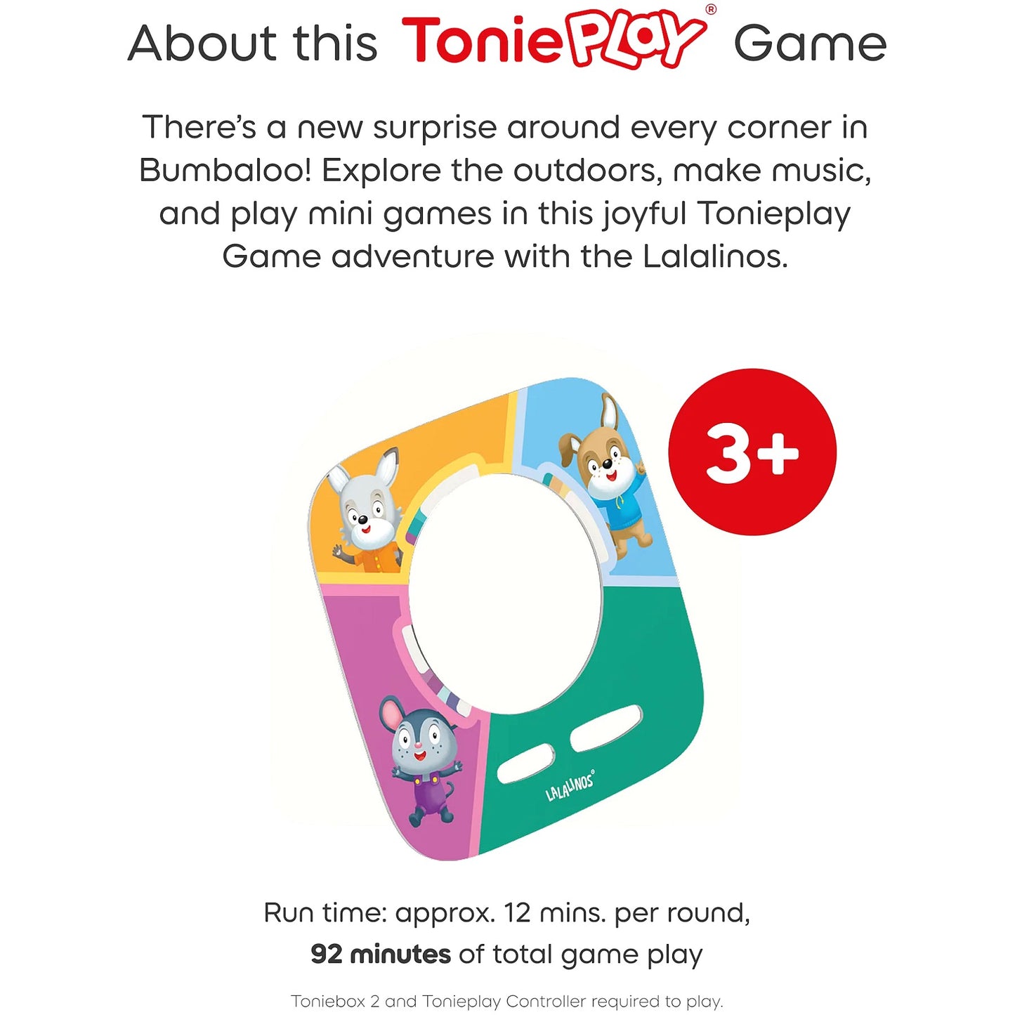 Tonies - Tonieplay Lalalinos Your Day in Bumbaloo (Toniebox not Included)