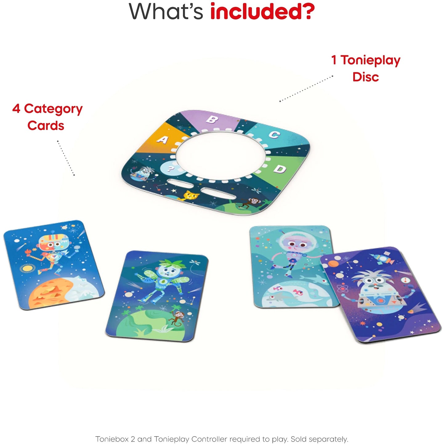 Tonies - Tonieplay The Quizzles: All About Animals (Toniebox not Included)