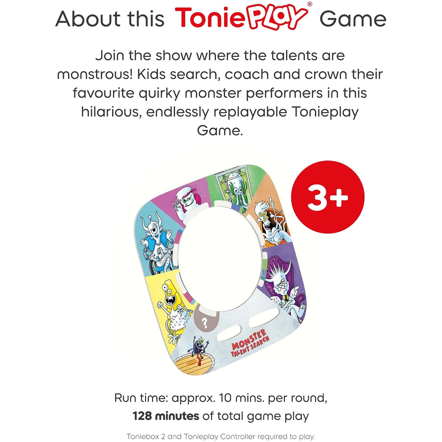 Tonies - Tonieplay Monster Talent Search (Toniebox not Included)