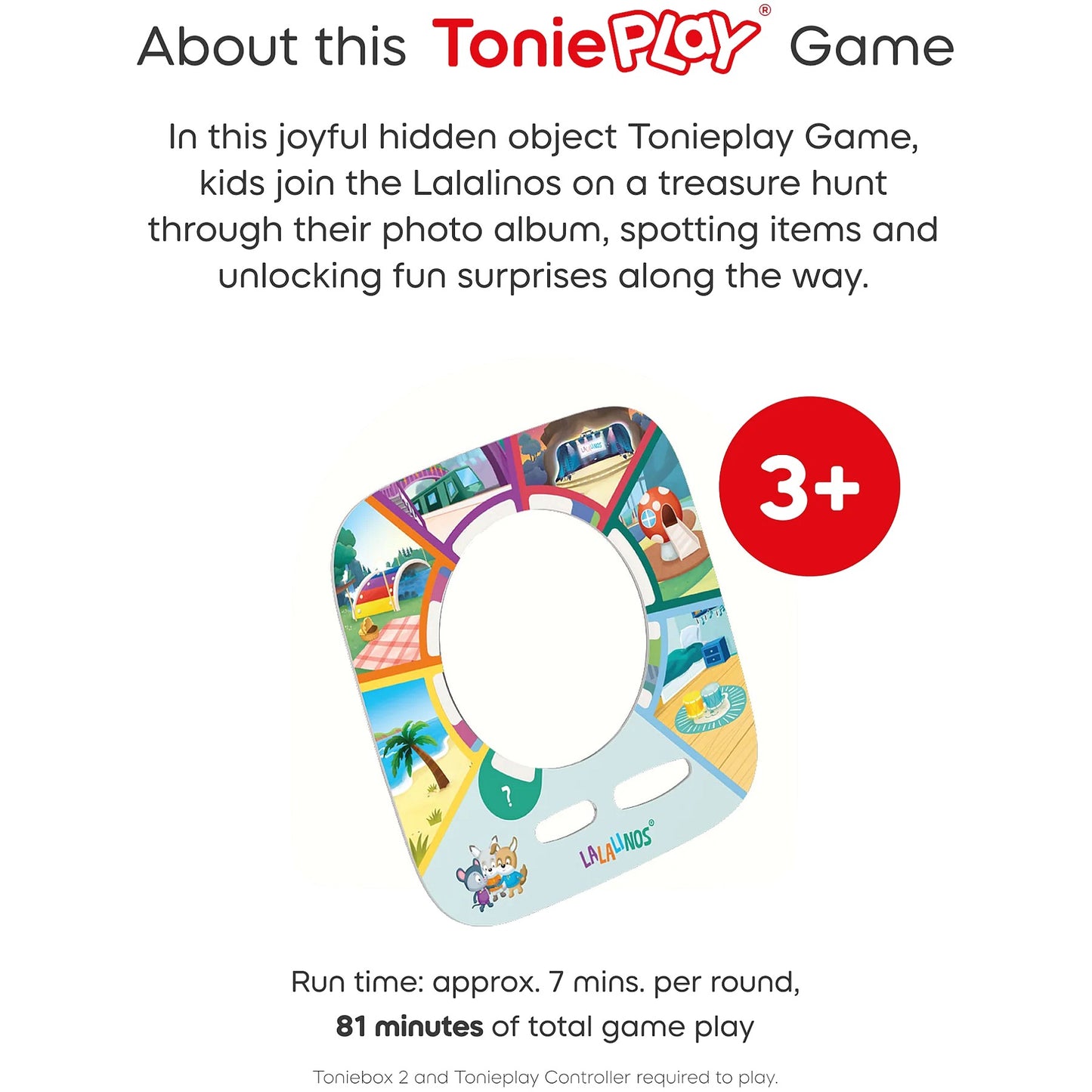Tonies - Tonieplay Lalalinos: Find the Photo Game (Toniebox not Included)