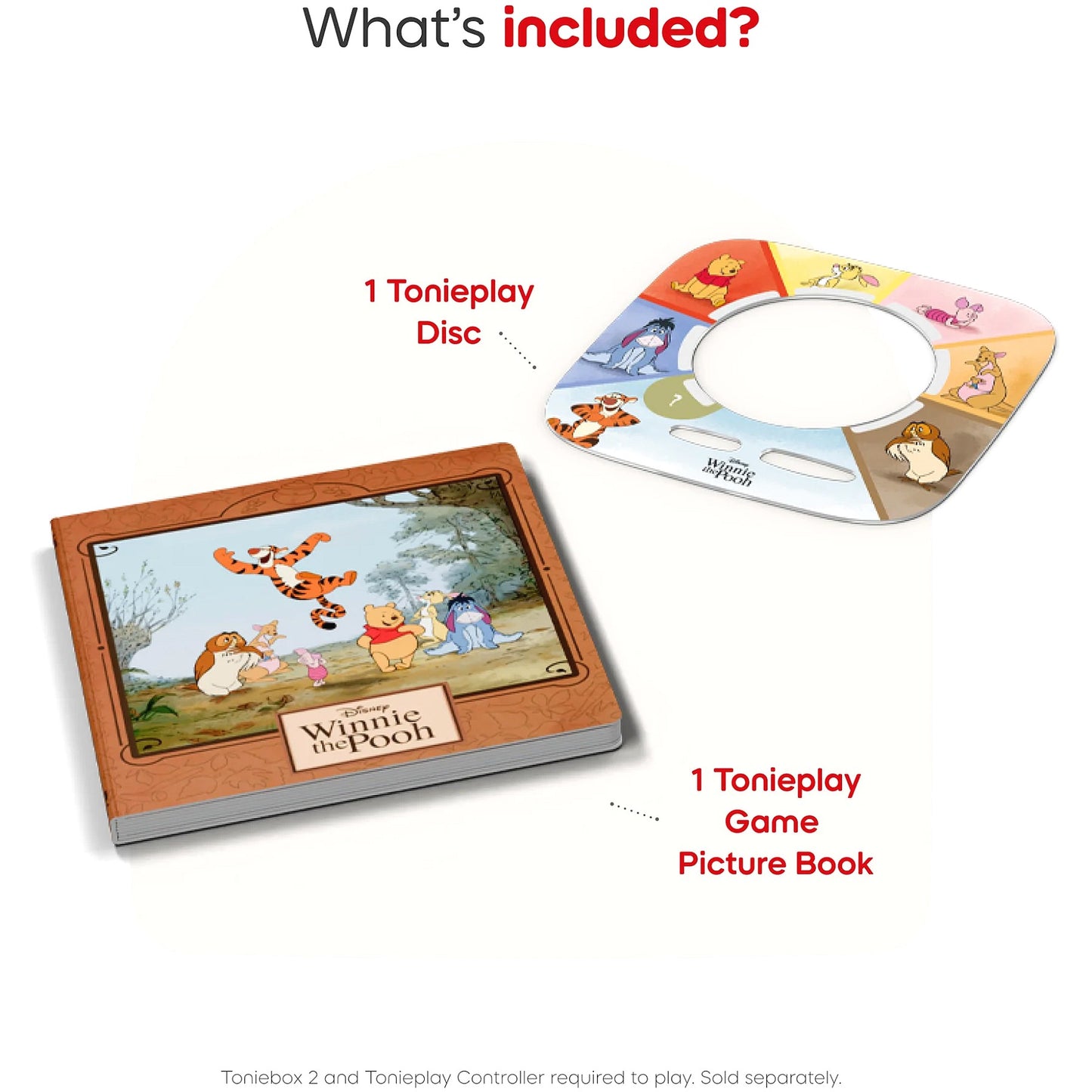 Tonies - Tonieplay Disney Winnie the Pooh: Tigger's Mix-Up Fix-Up Game (Toniebox not Included)