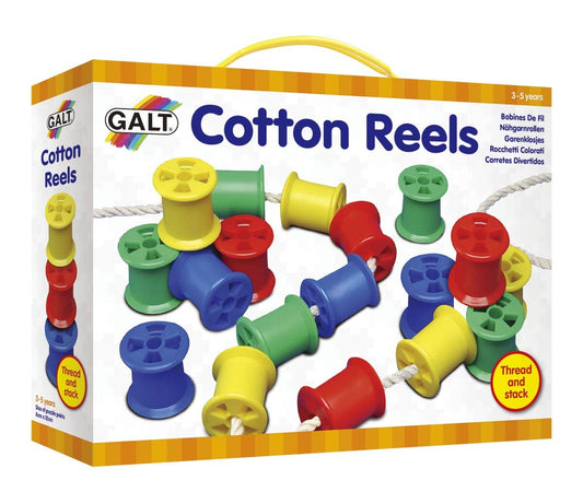 GALT - Cotton Reels Sorting Stacking Threading - Educational Activity Kit