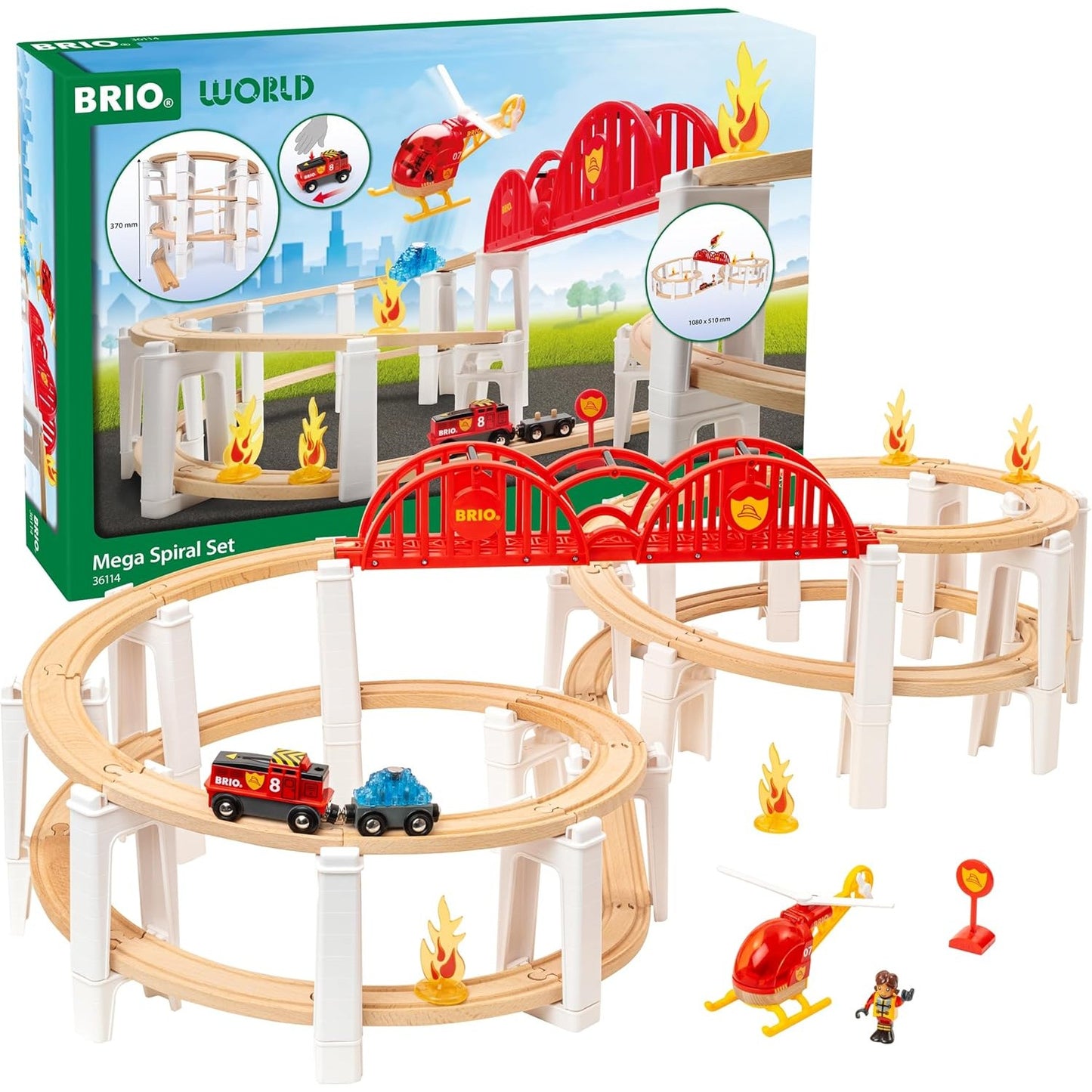 BRIO World - Mega Spiral Set 73 Pieces