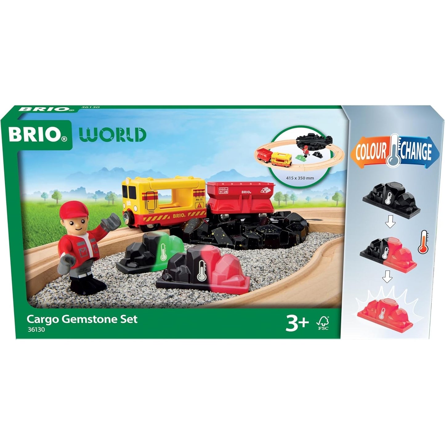 BRIO World - Train Set Cargo Gemstone Set 14 Pieces