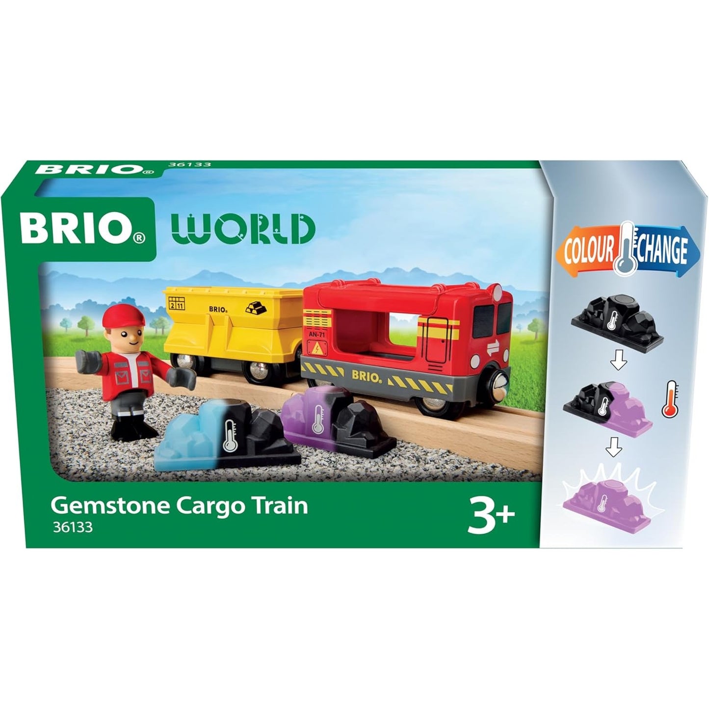 BRIO World - Gemstone Cargo Train 5 Pieces
