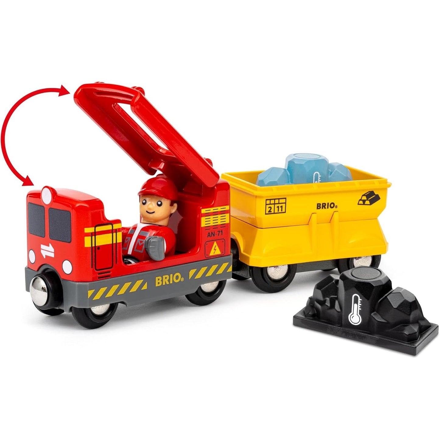 BRIO World - Gemstone Cargo Train 5 Pieces
