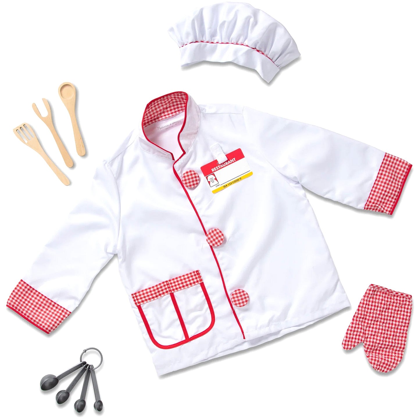 Melissa & Doug - Chef Costume Role Play Set Age 3-6yrs