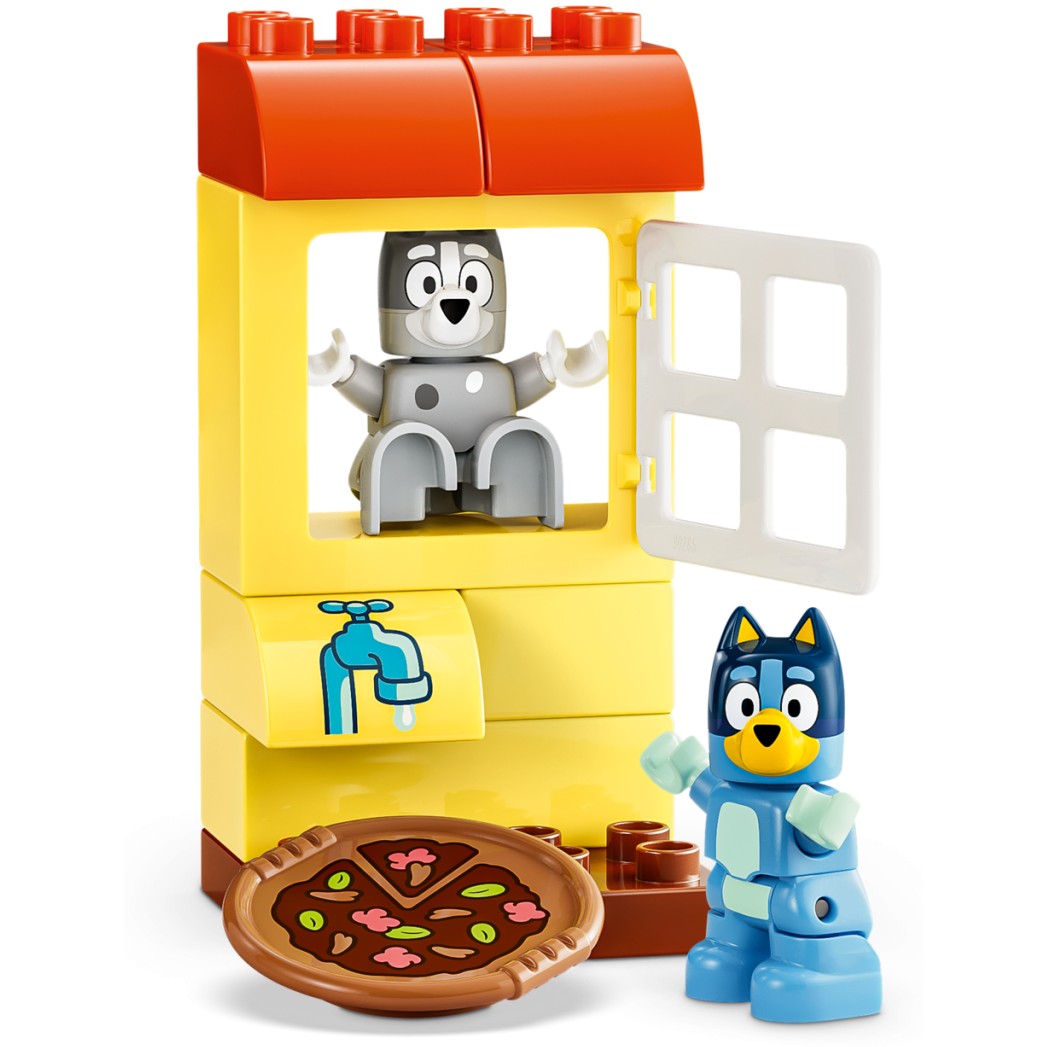 LEGO 10469 Pizza Girls with Muffin and Bluey - Duplo