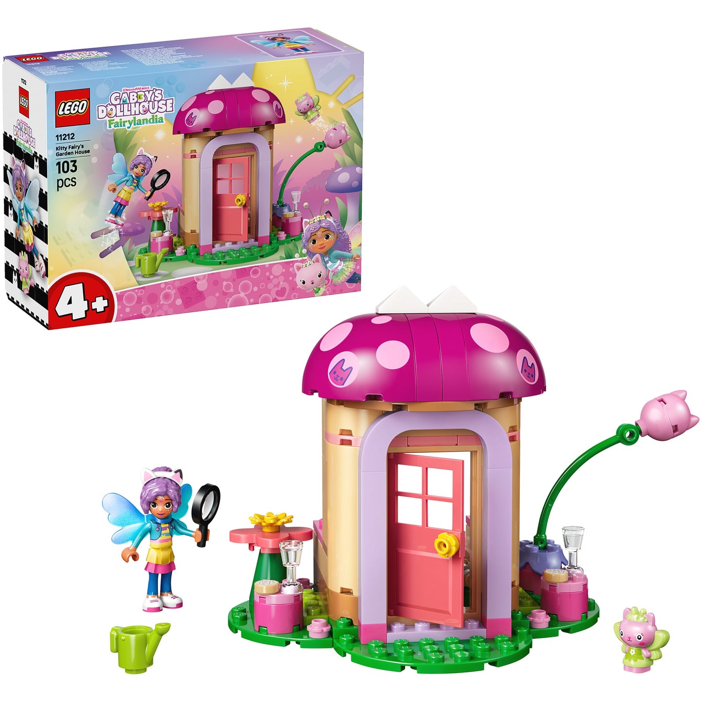 LEGO 11212 Kitty Fairy's Garden House - Gabby’s Dollhouse 4+