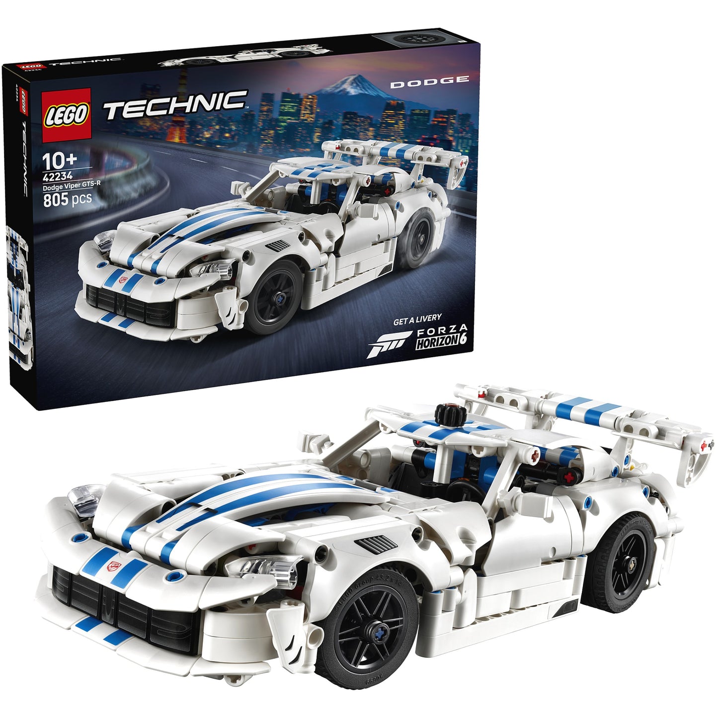LEGO 42234 Dodge Viper GTS-R Sports Car - Technic