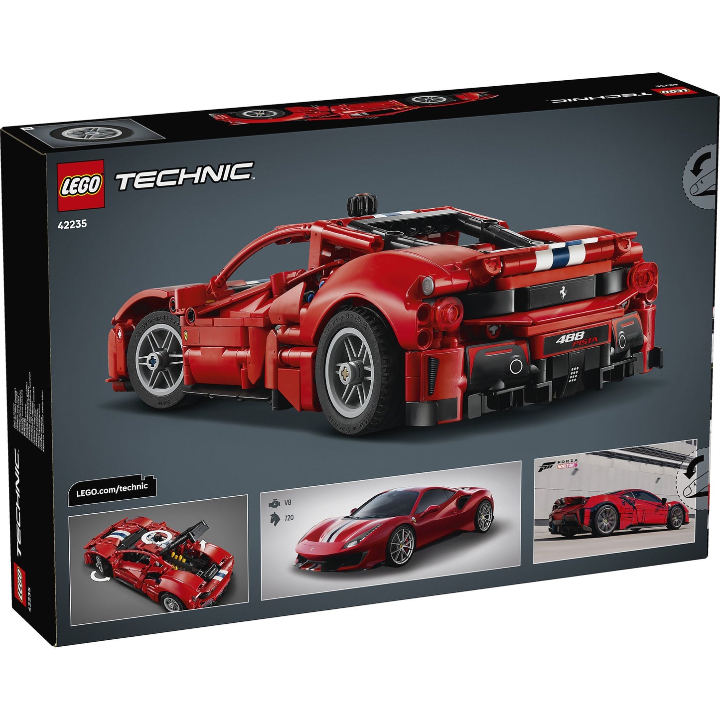 LEGO 42235 Ferrari 488 Pista Car - Technic