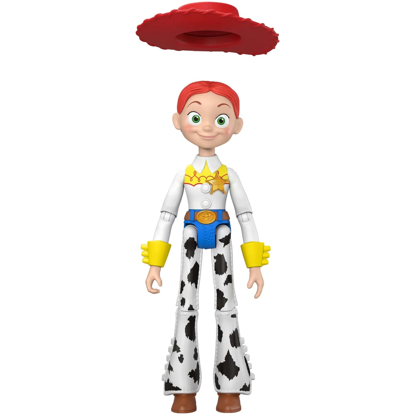 Disney -  and Pixar - Toy Story 5 Jessie Action Figure 8.8-inch Tall Cowgirl 12 Posable Joints - Mattel