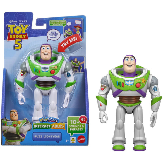 Disney Pixar - Toy Story 5 Interactables Buzz Lightyear 7-Inch Figure - Mattel
