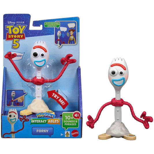 Disney Pixar - Toy Story 5 Interactables Forky 7-Inch Figure - Mattel