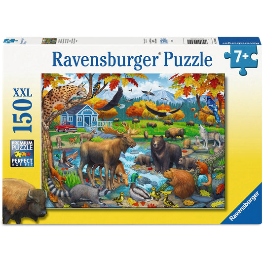 Ravensburger - Wildlife Gathering Jigsaw Puzzle XXL 150 Pieces