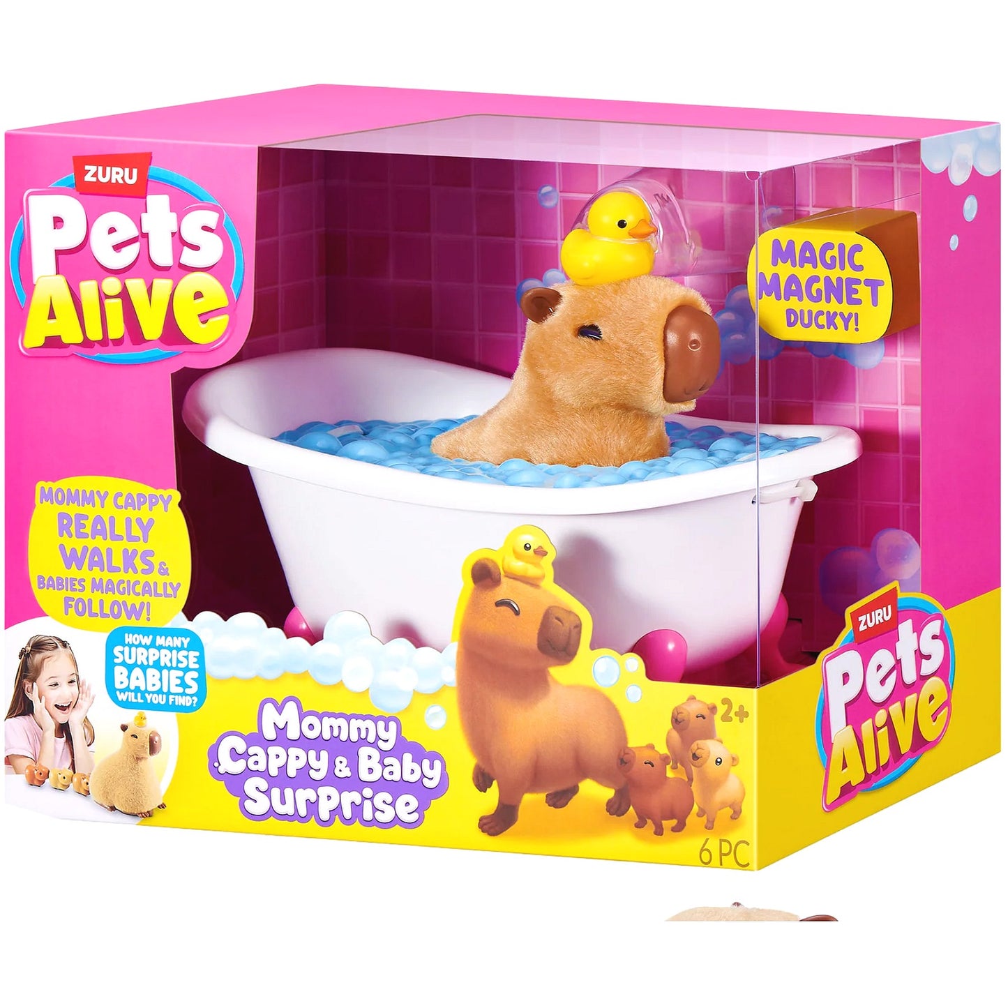 ZURU - Pets Alive Mama Capybara & Baby Surprise
