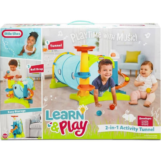 Little Tikes - Learn & Play 2-in-1 Activity Tunnel