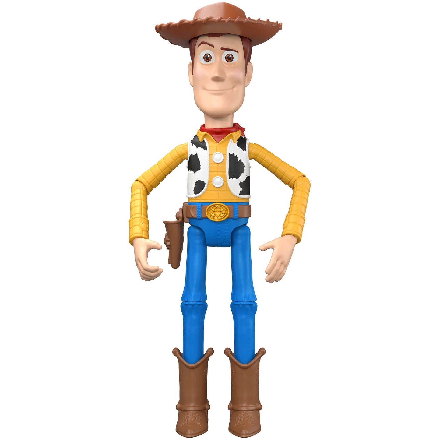 Disney Pixar - Toy Story 5 Woody Figure 12-inch Tall Sheriff 14 Posable Joints - Mattel