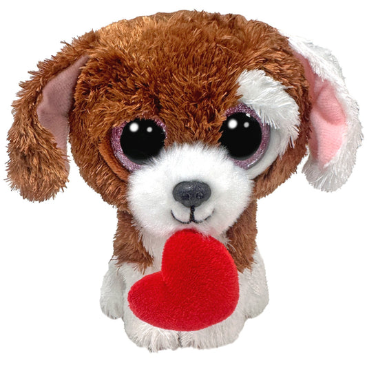 Ty - Beanie Boos Cuddles Puppy with Heart Small 6-inch Plush