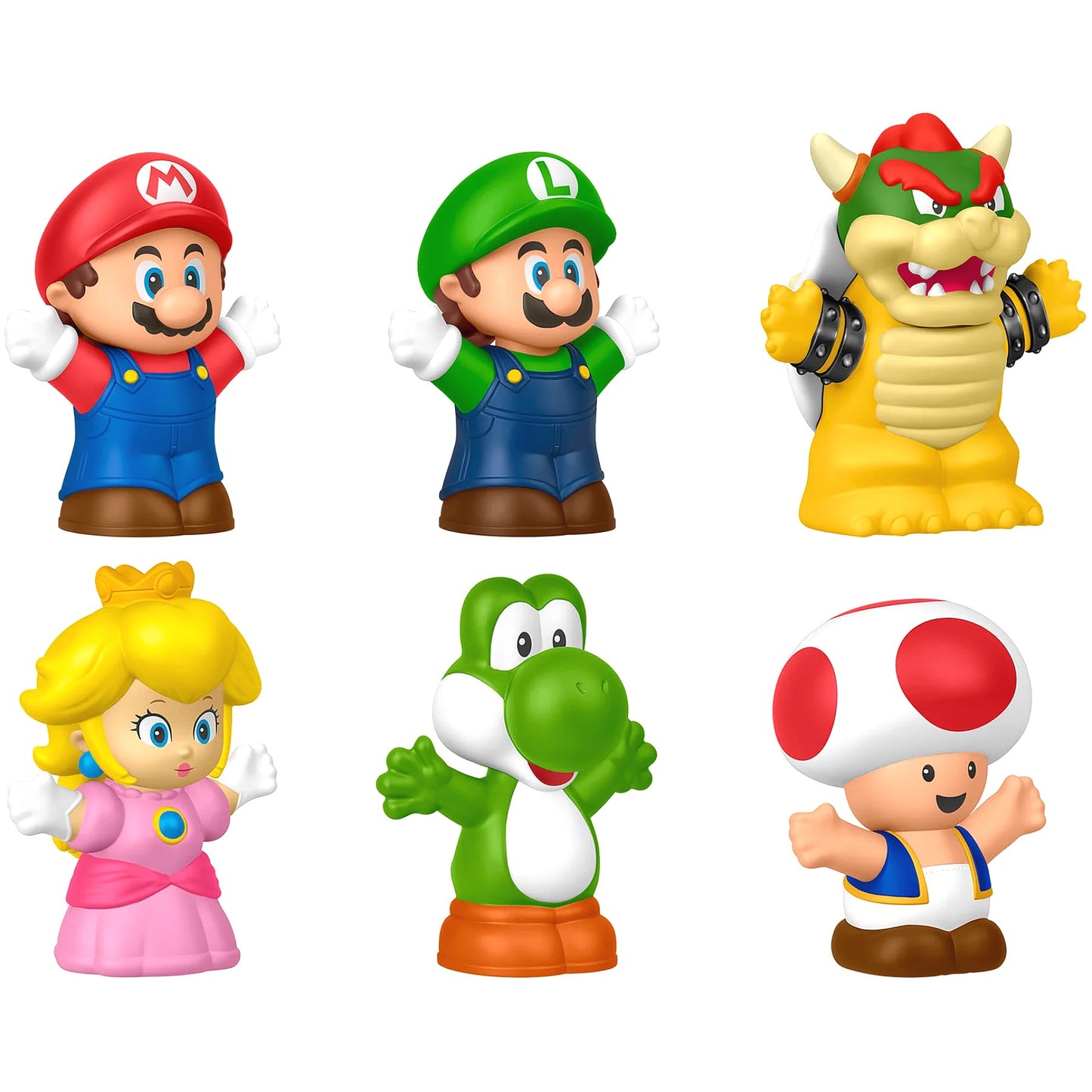 Fisher-Price - Little People My Mario Figure 6-Pack - Mattel