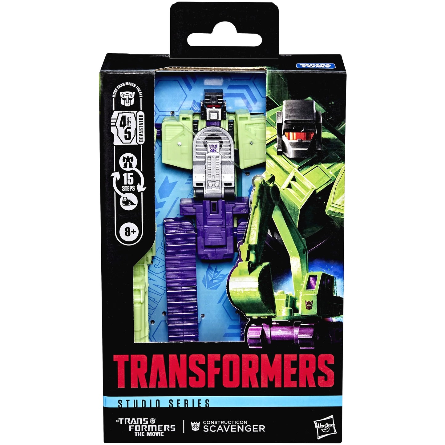 Transformers - Studio Series Deluxe Class The Transformers: The Movie Constructicon Scavenger - Hasbro