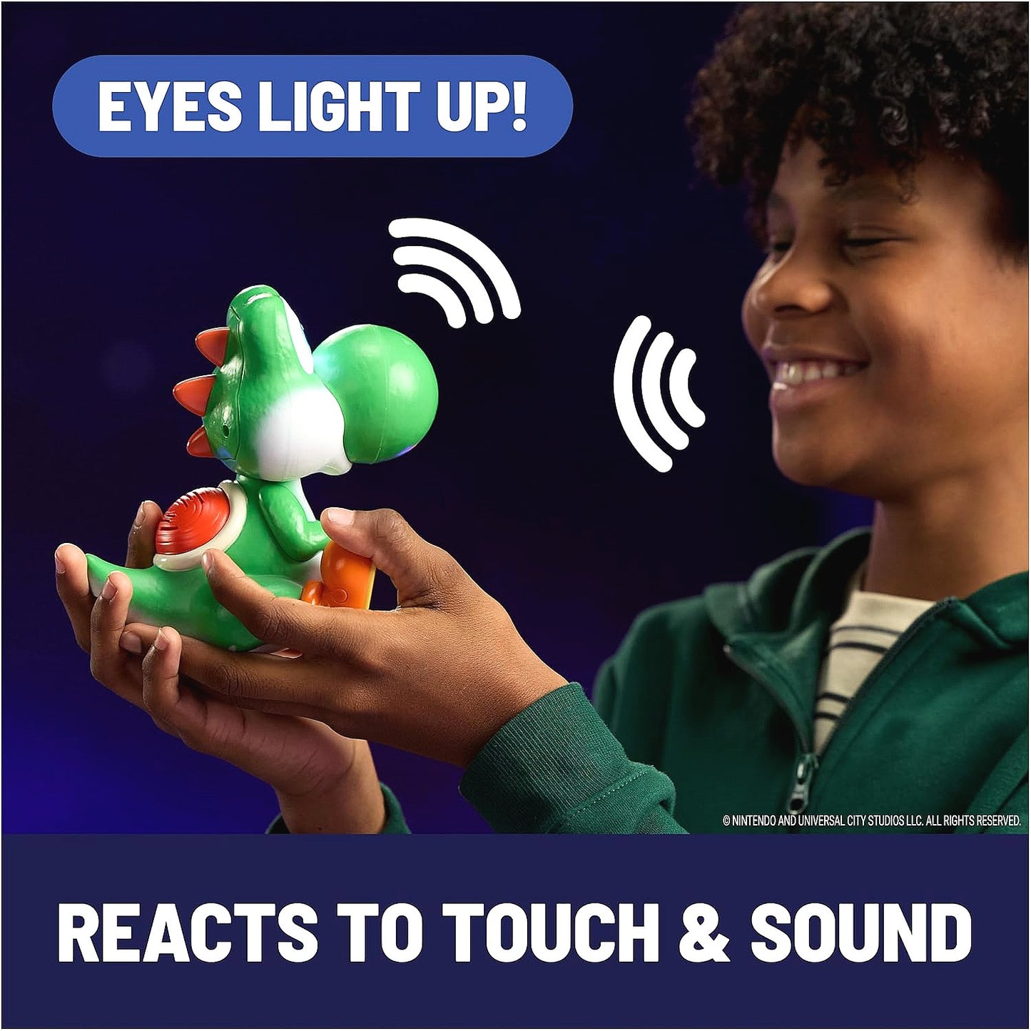 Super Mario - Galaxy Movie Hatchin’ Yoshi Egg Interactive Toy - Spin Master