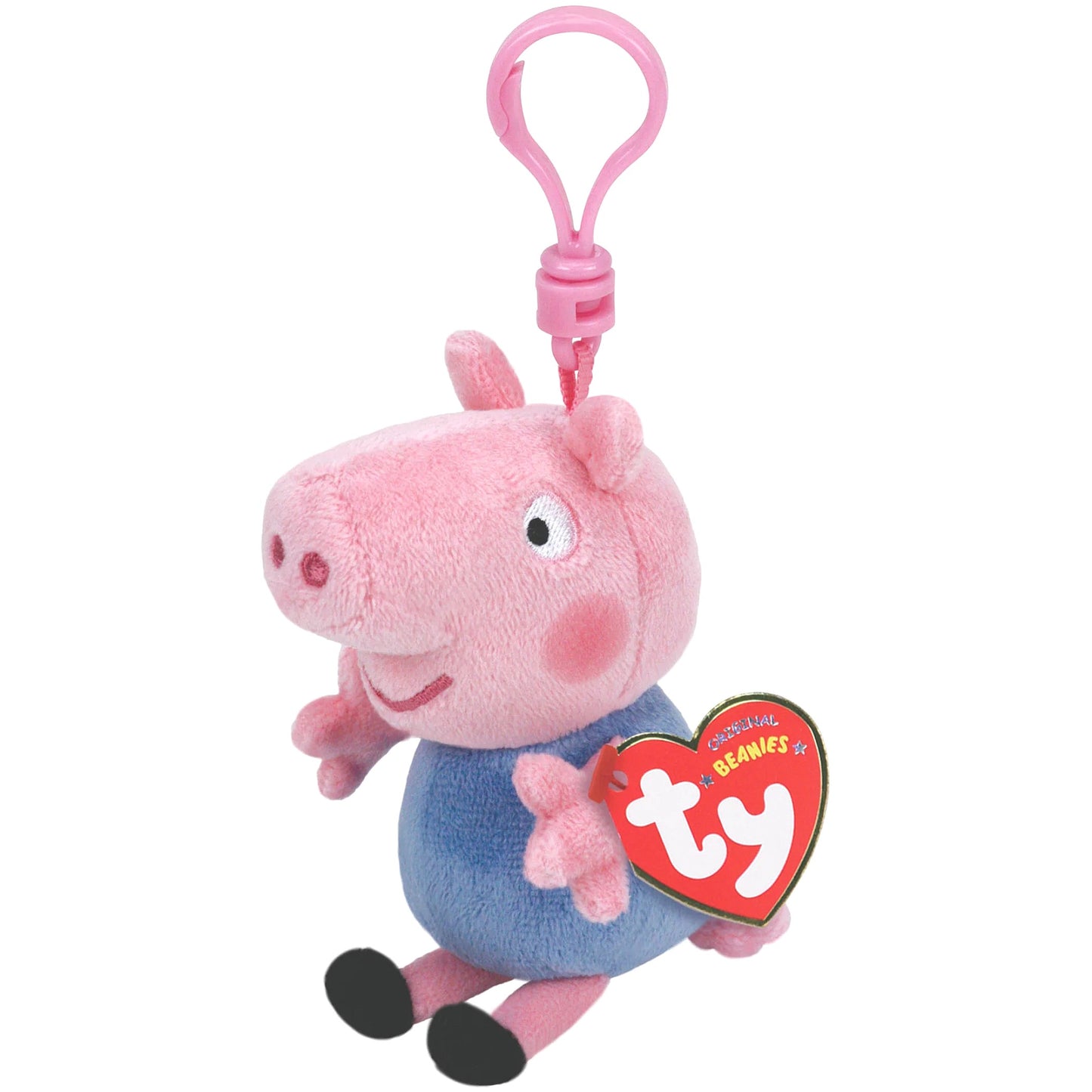 Ty - Beanie Babies Clip Peppa Pig George 5-inch Plush