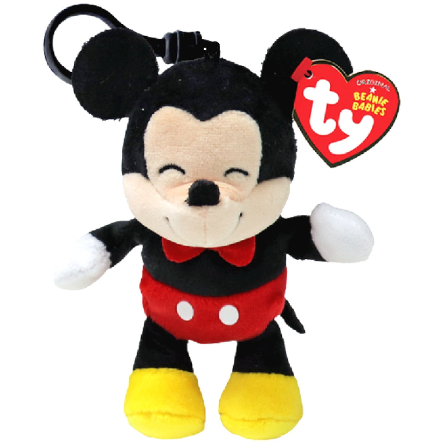 Ty - Beanie Babies Clip Mickey Mouse 5-inch Plush