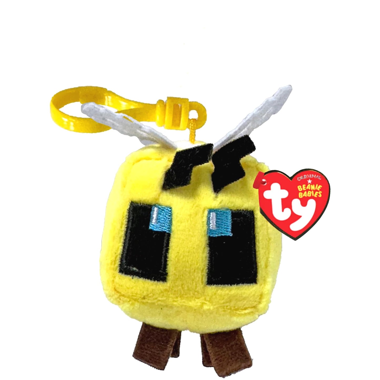 Ty - Beanie Babies Clips Floppy Minecraft Bee 3-inch Plush