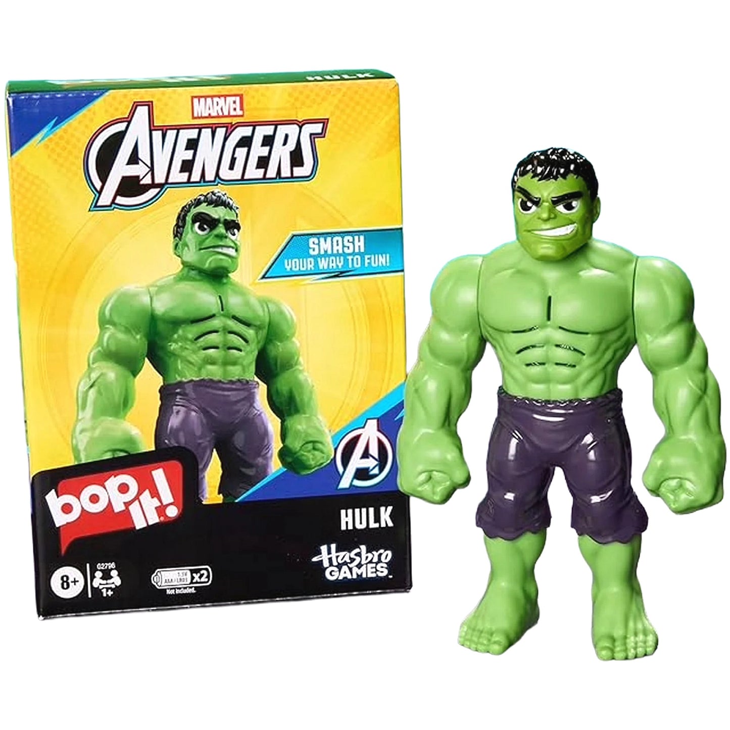 Hasbro Games - Bop It! Marvel Avengers Hulk Electronic Game
