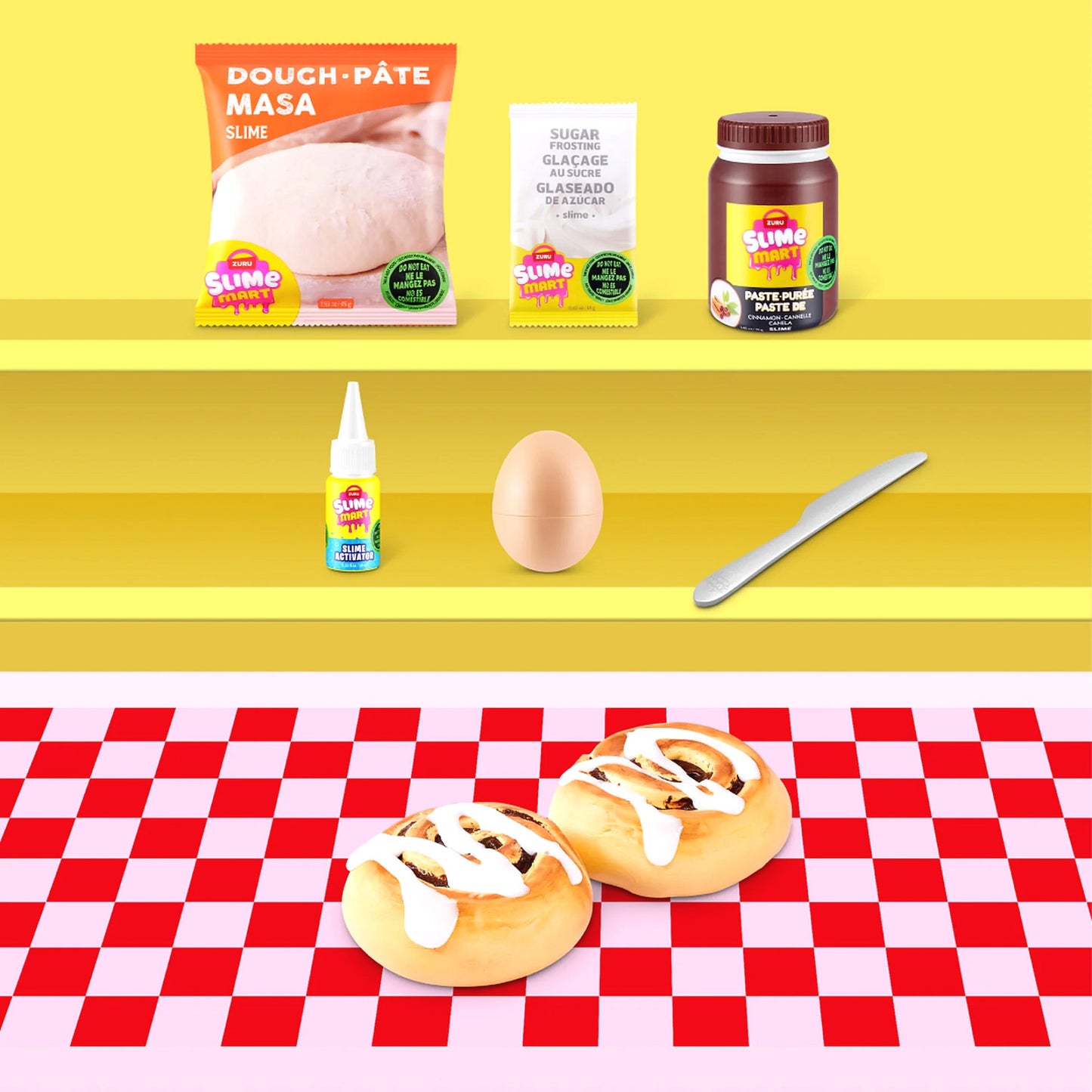 ZURU - Slime Mart Shopping Bag Series 2 - Cinnamon Rolls