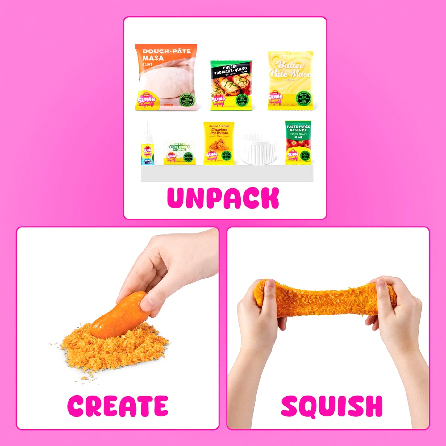 ZURU - Slime Mart Shopping Bag Series 2 - Mozzarella Sticks